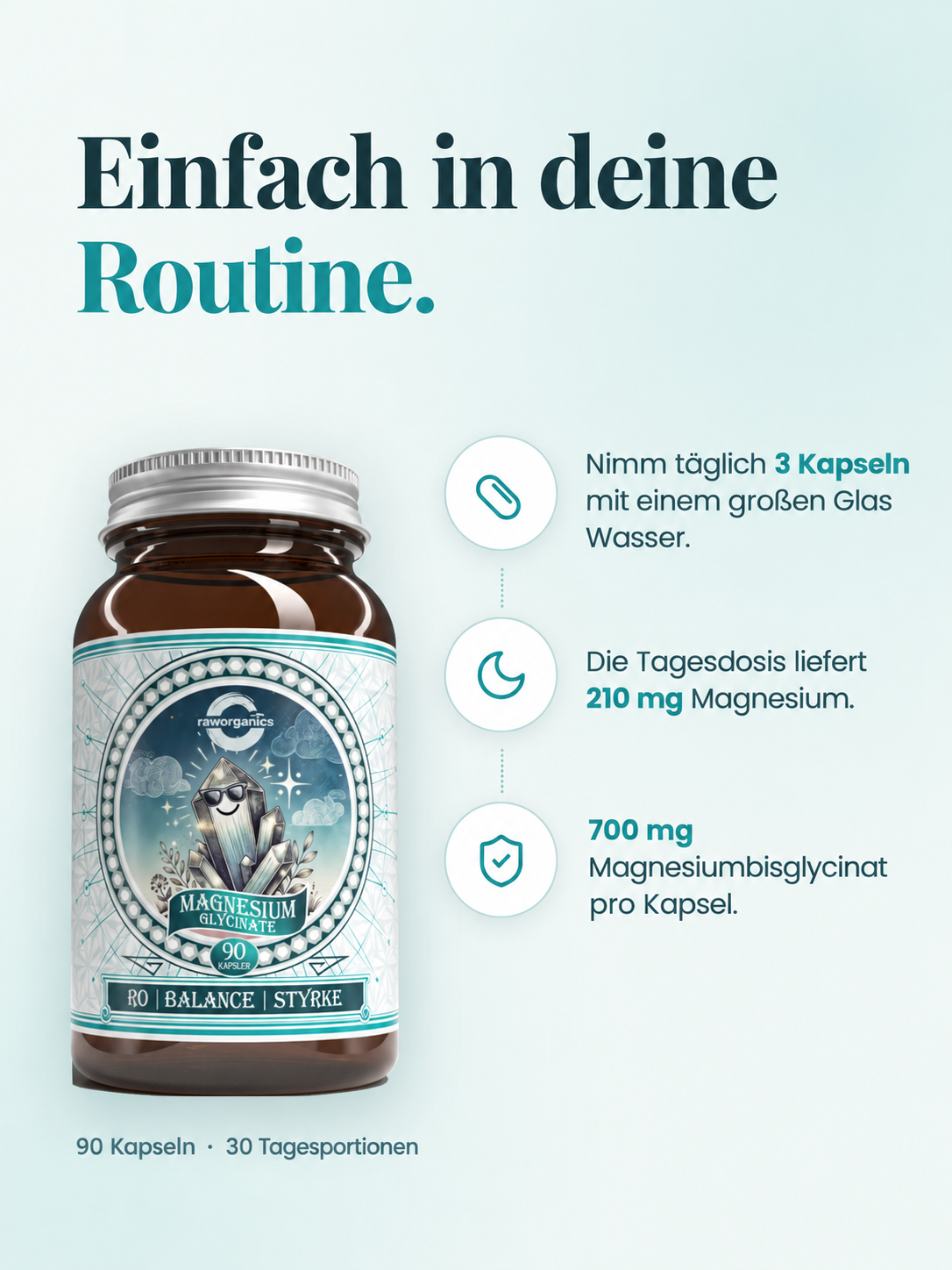 Magnesiumglycinat – Anwendung und Dosierung
