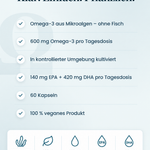 Algen-Omega-3 – Produktfakten