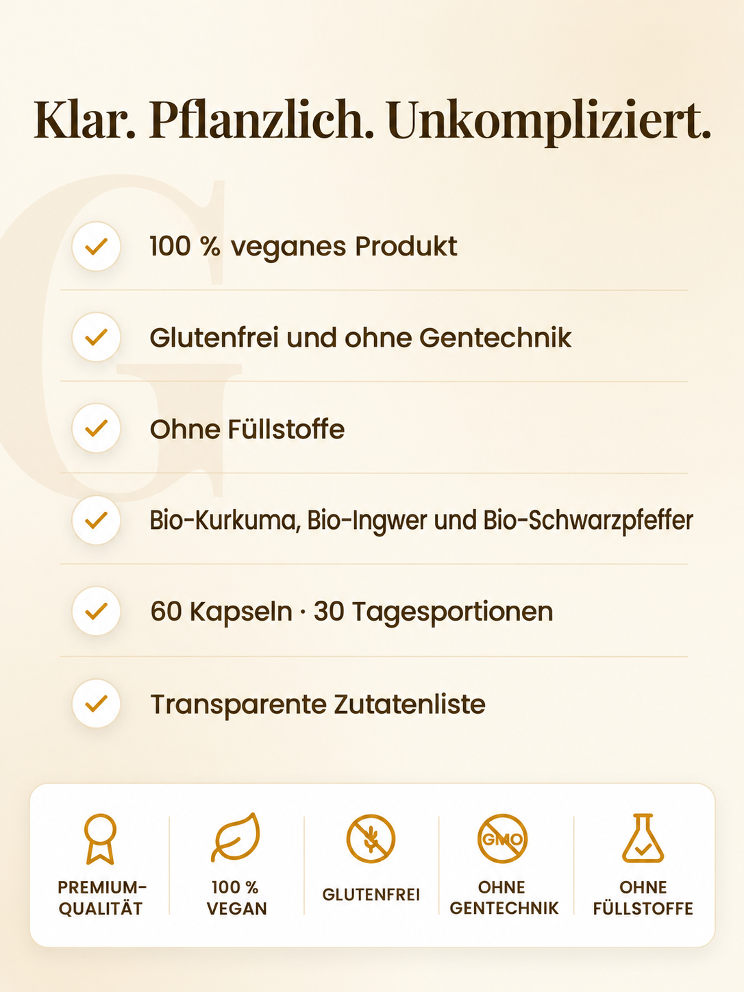 Guru Ji's Kurkuma – Produktfakten