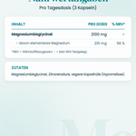 Magnesiumglycinat – Nährwerte und Zutaten